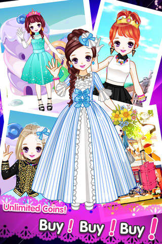 Princess Prom - dress up girl game screenshot 3