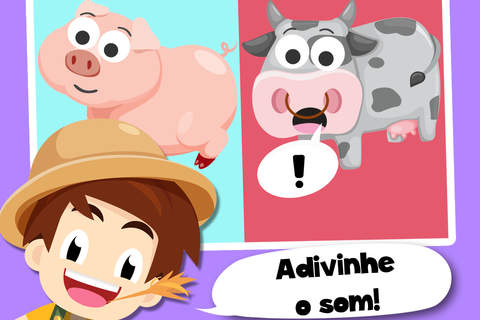 Toddler Tommy Farm Animals Cartoon Free - Barn and farm animal puzzles screenshot 4