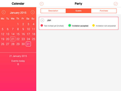 【免費商業App】Party Calendar-APP點子