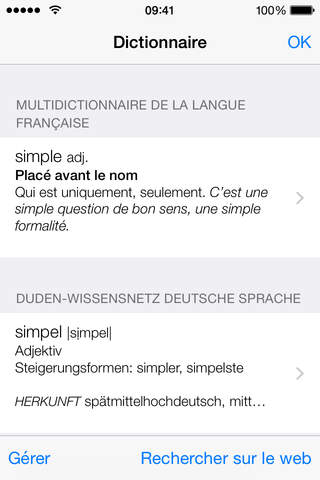 Quick Dictionaries - Offline English and Foreign Language word definitions screenshot 4