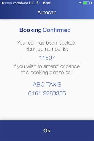 Autocab Taxi Booker screenshot 4