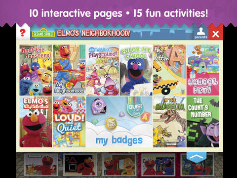 Elmos Neighborhood: A Sesame Street SMore App screenshot 2