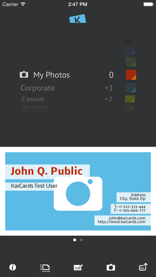 【免費商業App】KaiCards - business card maker-APP點子