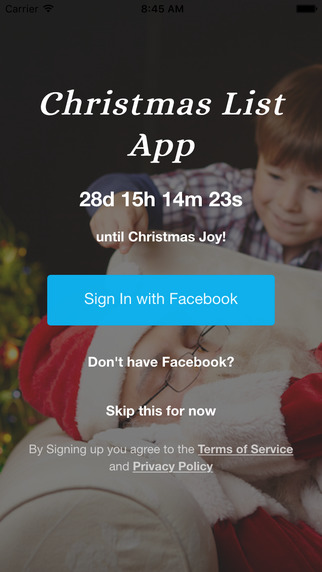 Christmas List App