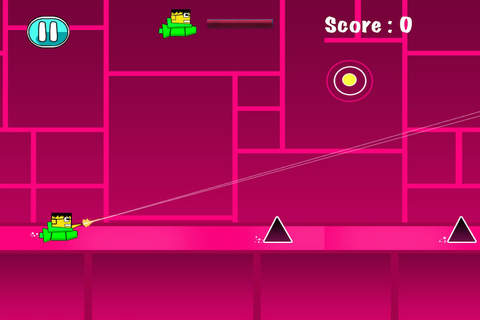 A The Big Geometry War - A Shooting Fight For A Yellow Square screenshot 3