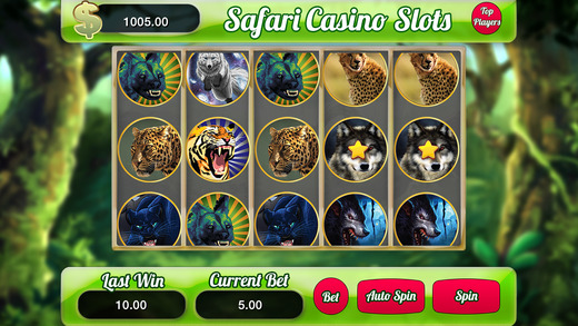 Aaron's Safari Casino Slots Machine