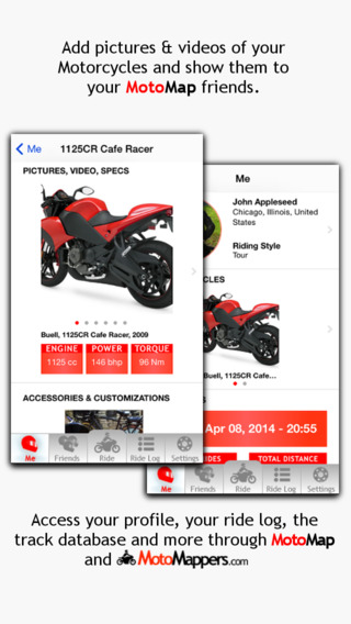 【免費交通運輸App】MotoMap - GPS Motorcycle Navigation, Ride Tracker, Road Finder-APP點子