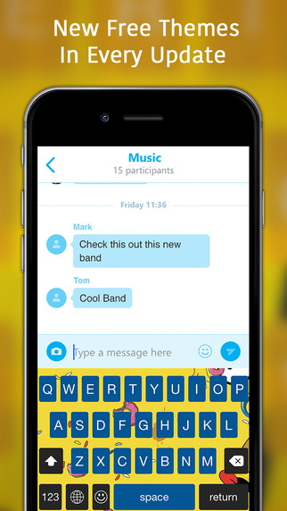 【免費工具App】Color Keyboard - Animated iPhone Keyboards with Cool Free Design Themes for iOS 8-APP點子