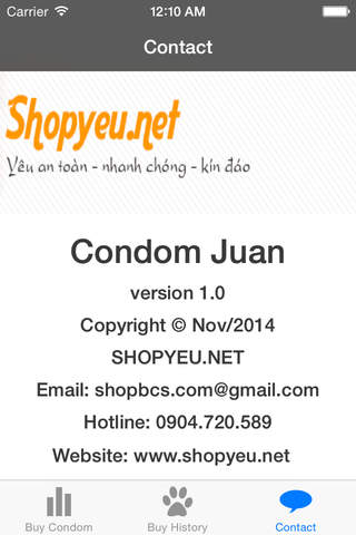 Juan Condom Order screenshot 2