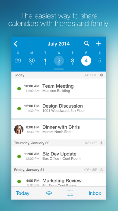 UpTo Calendar - Syncs with Google Calendar, iCloud, Outlook and more