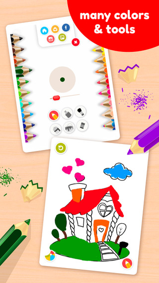 【免費遊戲App】Doodle Coloring Book - Color & Draw (Ads Free)-APP點子