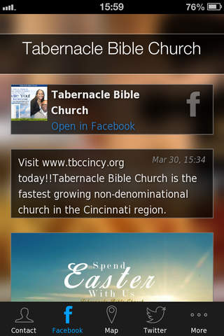Tabernacle Bible Church screenshot 2