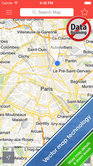 Paris Travel Guide and Offline City Map