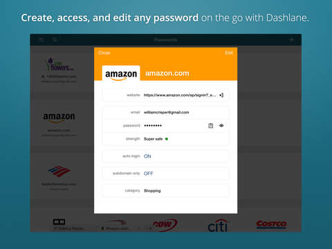 【免費生產應用App】Dashlane Password Manager & Secure Digital Wallet-APP點子