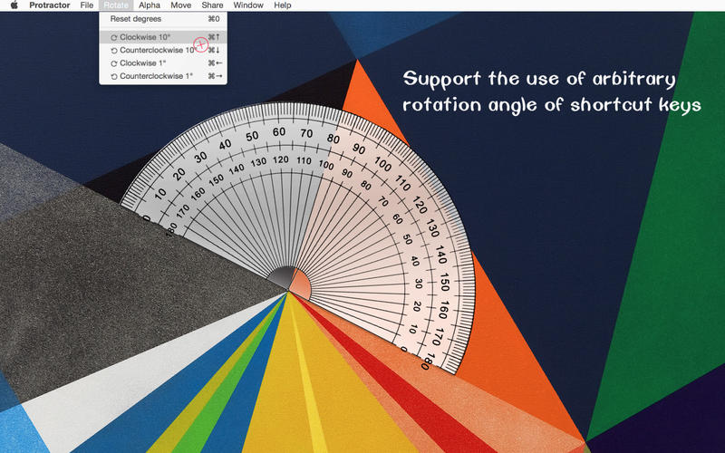Protractor – 桌面量角器[OS X]丨反斗限免