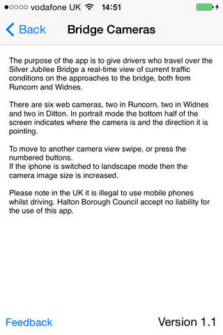 HBC Silver Jubilee Bridge Webcams screenshot 3