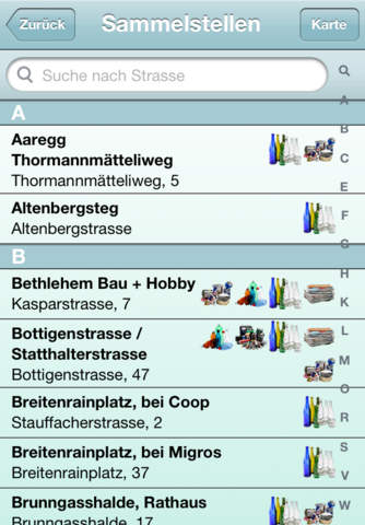Entsorgung und Recycling Bern screenshot 3