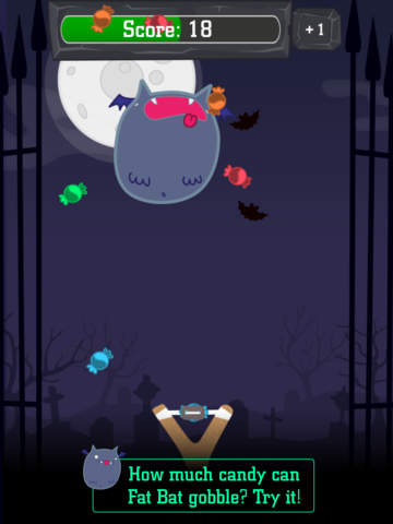 【免費遊戲App】Fat Bat - Halloween Sugar Rush-APP點子