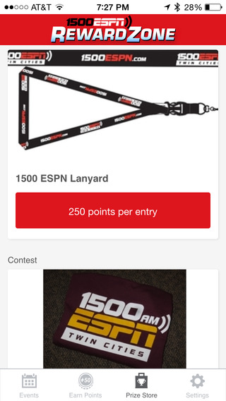 【免費社交App】ESPN 1500 Rewards-APP點子