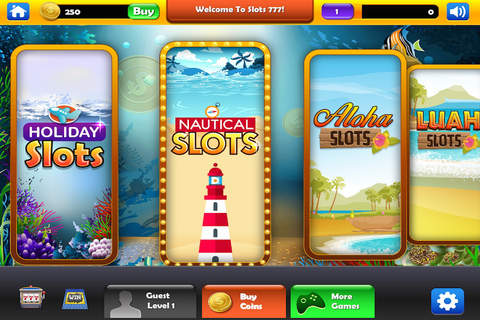 A Slots 777 Game - Rewards, Great Bonuses and Tons of Slot Machine Coins screenshot 4