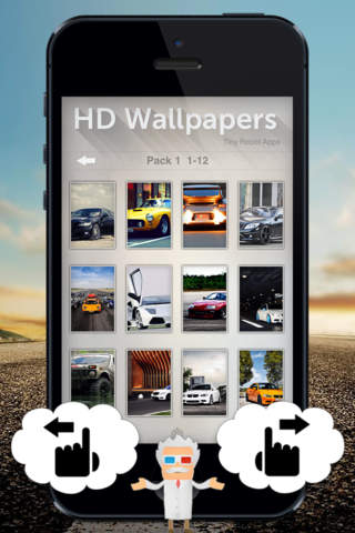 HD Car Wallpapers for iPad, iPhone, iPod Touch and Mini screenshot 3