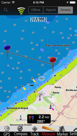 【免費交通運輸App】Picardy GPS Nautical charts-APP點子