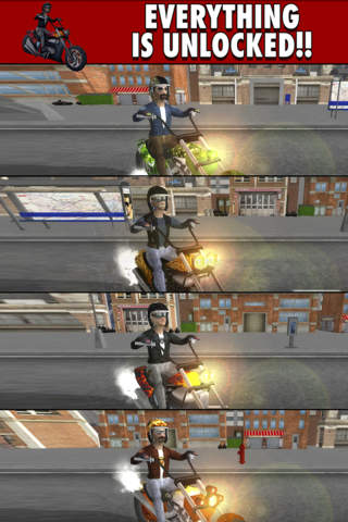 Super Chopper Rider - Fast Motorcycle Racing Game screenshot 2