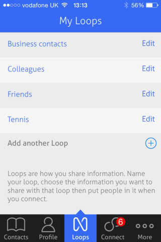 Nameloop - safe, secure contacts & address book management. screenshot 4
