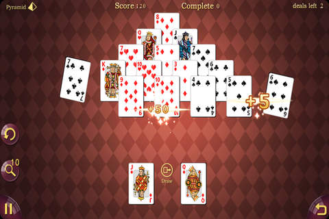 Awesome Pyramid Solitaire screenshot 3