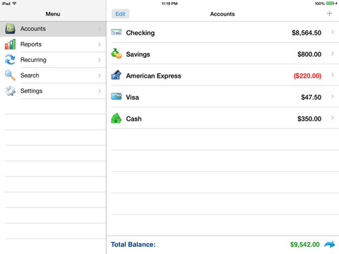 【免費財經App】Accounts 2 Lite - Checkbook-APP點子