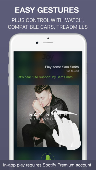 【免費音樂App】Joy for Spotify - Watch & Voice Controlled Music-APP點子