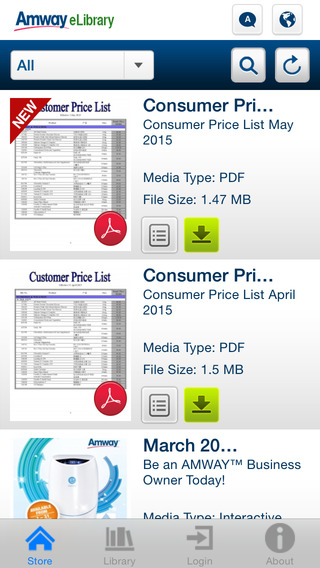 【免費生活App】Amway eLibrary (iPhone version)-APP點子