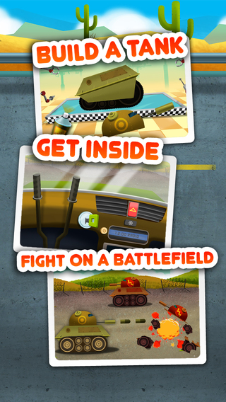 【免費遊戲App】Car Builder 3 Mad Race with Police Car, Hippie Van, Monster Truck and Tank - Kids Game-APP點子