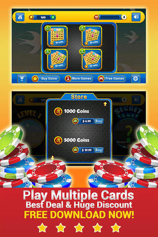 5 BINGO BALLS - Play Online Casino and Number Card Game for FREE ! screenshot 3
