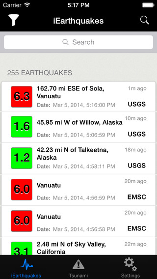 【免費天氣App】iEarthquake Lite-APP點子