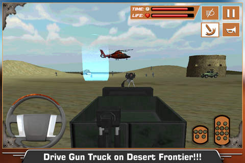 Desert Military War Truck Simulator 3D screenshot 4