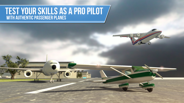 Pilot Test 3D - Transporter Plane Simulator