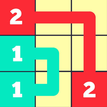 A¹ NumberLink -Logic Path &Draw Line to Connect two Color Tiles LOGO-APP點子