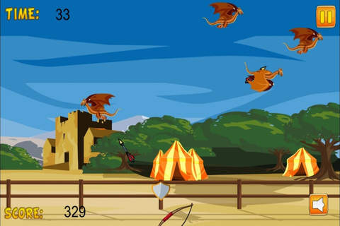 Shoot The Epic Dragons - Kill The Bird Warriors with Arrow Fighting Knights FREE screenshot 4