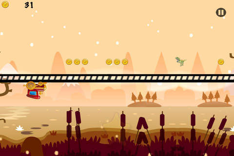 Dino Train Adventure - Fast Prehistoric Runner- Free screenshot 4
