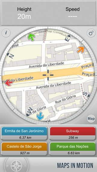 Lisbon on Foot : Offline Map