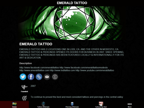 【免費商業App】Emerald Tattoo-APP點子