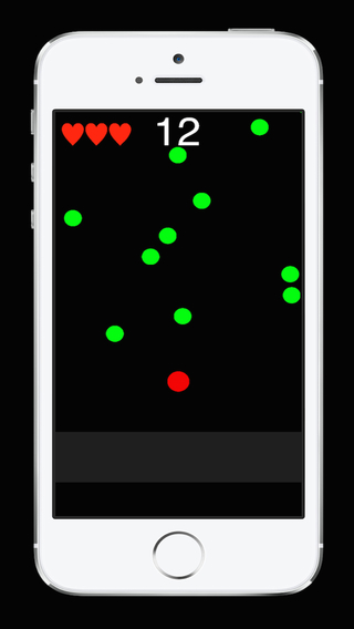 【免費遊戲App】Don't Touch The Green Balls-APP點子