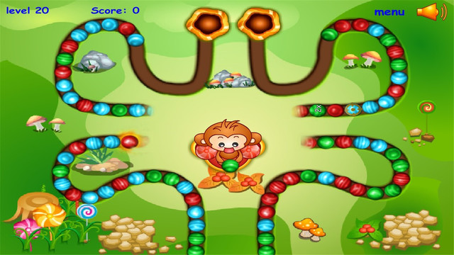 【免費遊戲App】Monkey Marble Shooter-APP點子