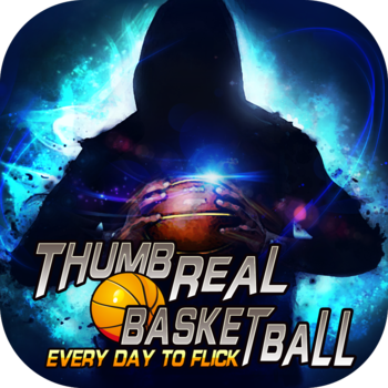 Thumb Real Basketball - every day to flick LOGO-APP點子