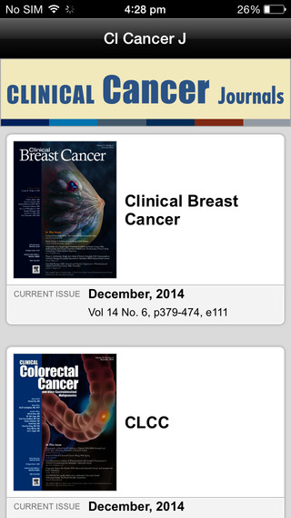 【免費醫療App】Clinical Cancer Journals-APP點子