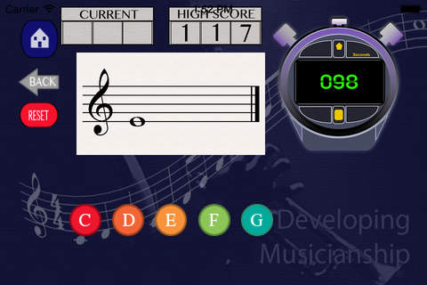 Developing Musicianship Speed Reader screenshot 2