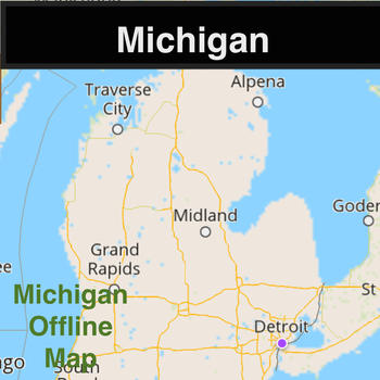 Michigan Offline Map with Real Time Traffic Cameras Pro 交通運輸 App LOGO-APP開箱王