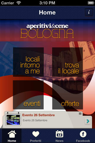 aperitivi & cene Bologna screenshot 2