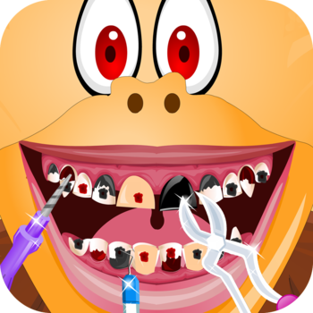 Animal Dentist-Rinse,Clean,Decorate teeth with tatoo! 遊戲 App LOGO-APP開箱王